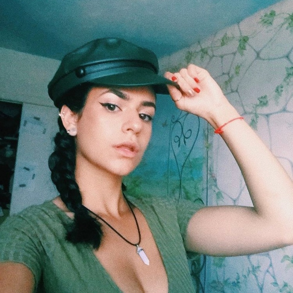 Vintage Baker Boy Faux Leather Hat